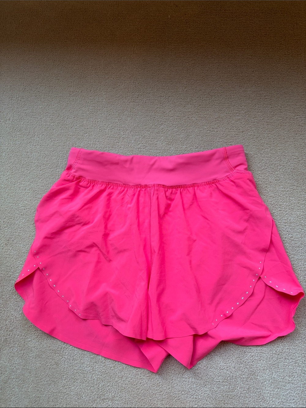 Pink lululemon shorts